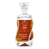 Karafka do whisky DLA TATY - prezent Z GRAWEREM