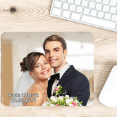 Podkładka pod mysz 22x18 cm z TWOIM ZDJĘCIEM na rocznicę