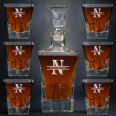 Zestaw Premium do whisky na prezent z grawerem PERSONALIZACJA DLA PARY