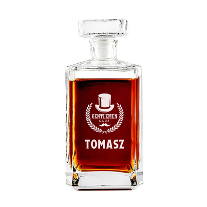 Karafka z GRAWEROWANYM imieniem na URODZINY, IMIENINY