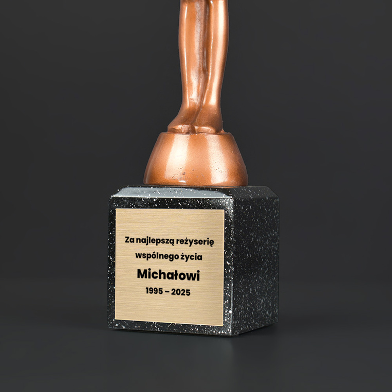 Statuetka WIKTOR na rocznicę – PODZIĘKOWANIE DLA MĘŻA