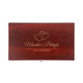 Zestaw do wina z grawerem PERSONALIZOWANY prezent DLA PARY 