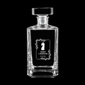 GRAWEROWANA KARAFKA na prezent DLA PARY z okazji ślubu rocznicy