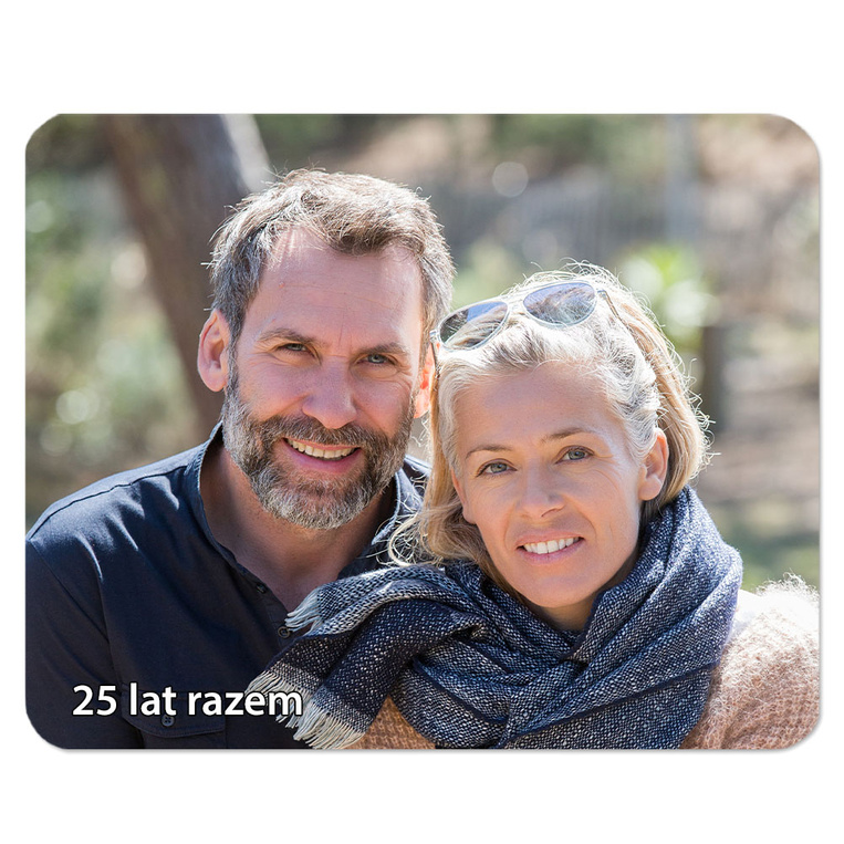 Podkładka pod mysz NA ROCZNICĘ ŚLUBU twoje zdjęcie + tekst