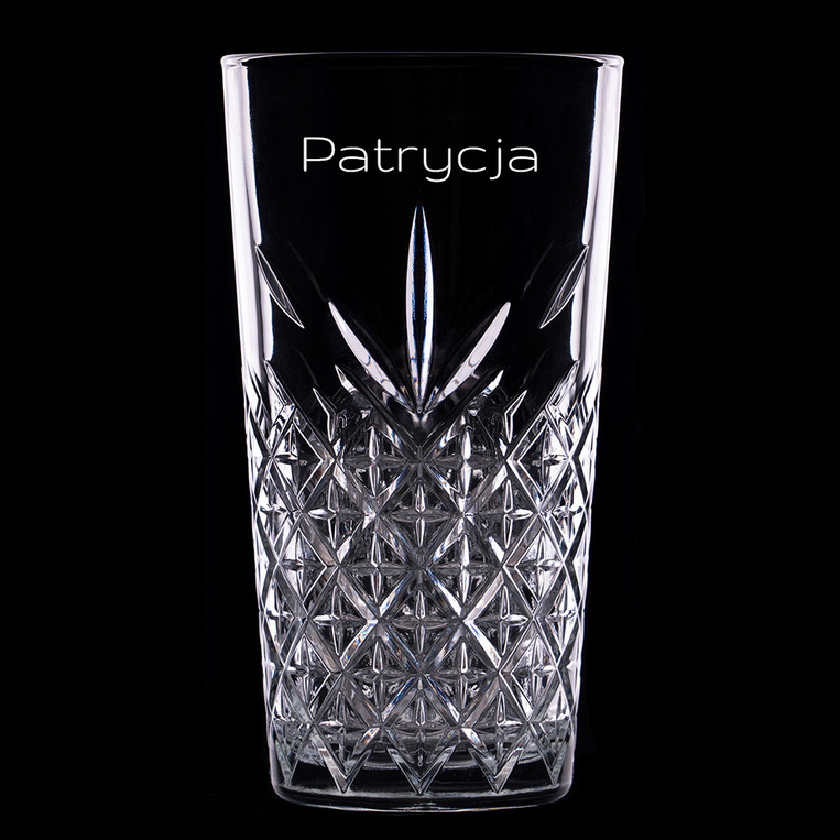 Szklanka do drinków 470 ml z grawerem – personalizowany prezent DLA NIEJ