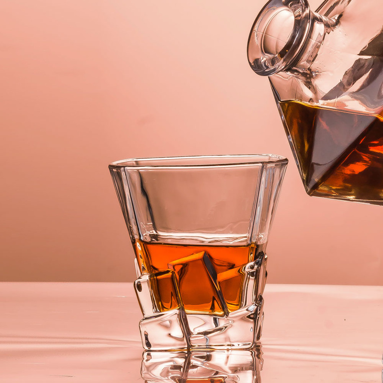 Szklanka Lodowa Premium z GRAWEREM MONOGRAM i nazwiskiem – prezent dla pary