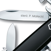 Prezent dla żołnierza, wojskowego - scyzoryk Victorinox z grawerem