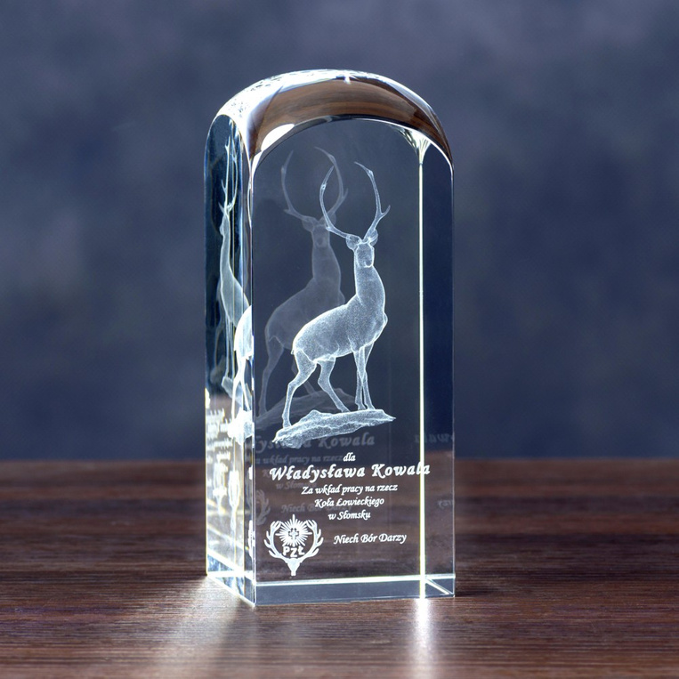 Statuetka Nagroda dla Myśliwego za wkład pracy na rzecz Koła Łowieckiego