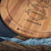 Deska do krojenia z grawerem JA TU GOTUJĘ na IMIENINY URODZINY