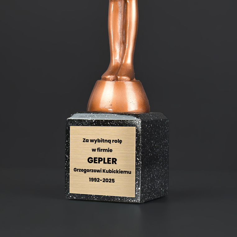 Statuetka WIKTOR – WYRÓŻNIENIE DLA PRACOWNIKA na podsumowanie roku