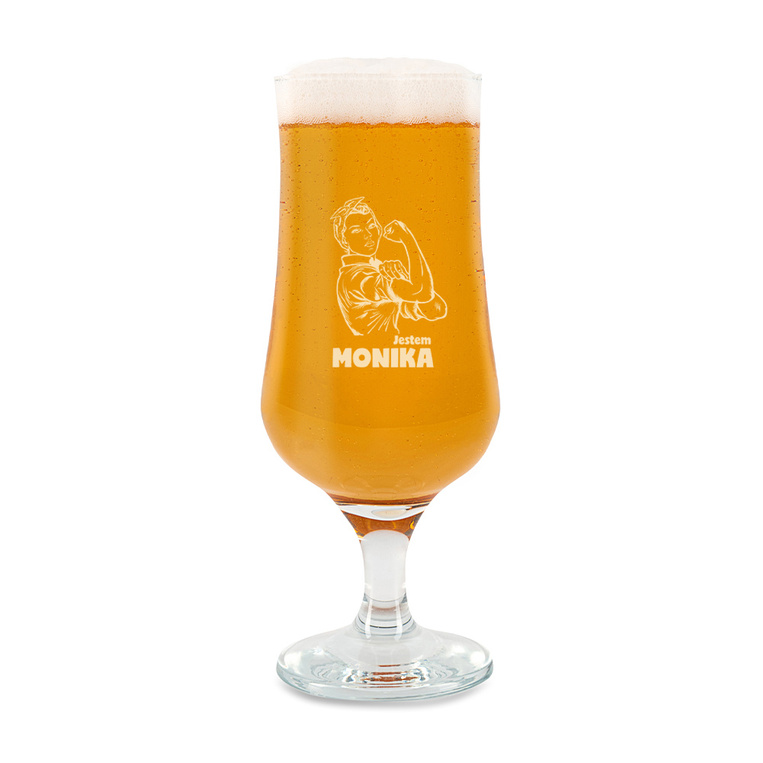 Szklanka do piwa z TWOIM GRAWEREM dla KOBIETY