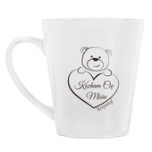Kubek Latte z nadrukiem KOCHAM CIĘ MISIU + IMIĘ z okazji WALENTYNEK