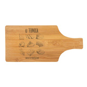 Deska z nożami do serów personalizowana grawerem