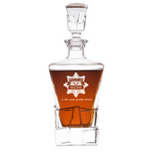 Karafka Lodowa z grawerem ODZNAKI POLICYJNEJ – prezent dla policjanta