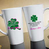 Kubek Latte duży DLA PRZYJACIÓŁKI z nadrukiem