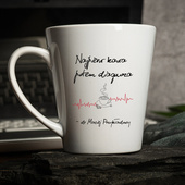 Kubek Latte z nadrukiem DLA LEKARZA na prezent