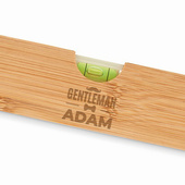 Poziomica z otwieraczem z grawerem GENTLEMAN + IMIE