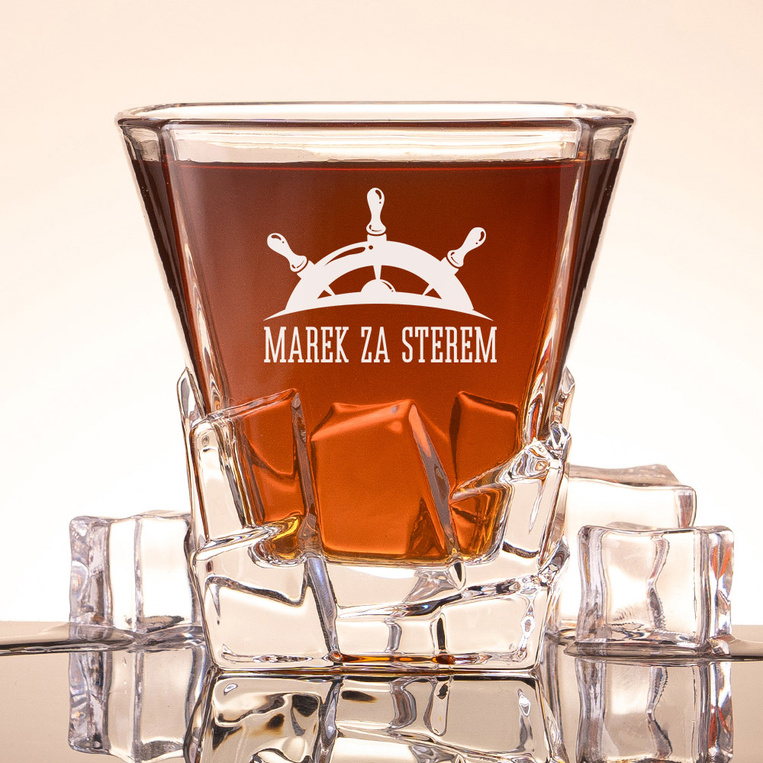 Zestaw do whisky DLA MARYNARZA ŻEGLARZA – prezent z grawerem na imieniny, święta