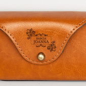 Skórzane etui na okulary DLA BABCI z twoim grawerem