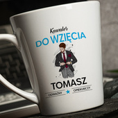 Kubek Latte z nadrukiem KAWALER DO WZIĘCIA