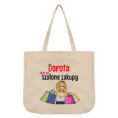 Torba na zakupy z NADRUKIEM na prezent dla PRZYJACIÓŁKI