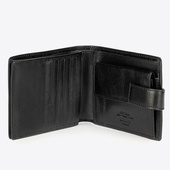 Duży skórzany portfel męski Wittchen INICJAŁY i zapięcie