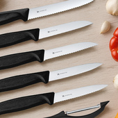 FIRMOWY zestaw noży Victorinox do owoców i warzyw z GRAWEREM LOGA