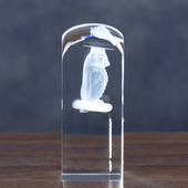 Statuetka DLA NAUCZYCIELA - Sowa 3D - Podziękowanie z dedykacją