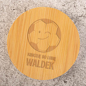 Otwieracz do butelek dla kibica piłki nożnej z grawerem KIBICUJĘ BO LUBIĘ + IMIĘ