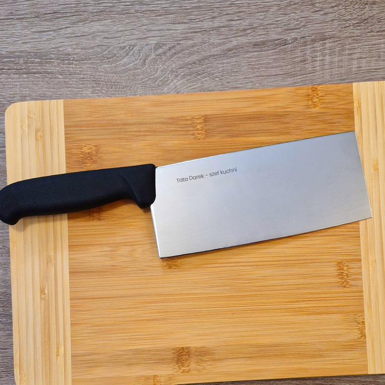 Grawerowany nóż szefa kuchni Victorinox – PREZENT DLA TATY