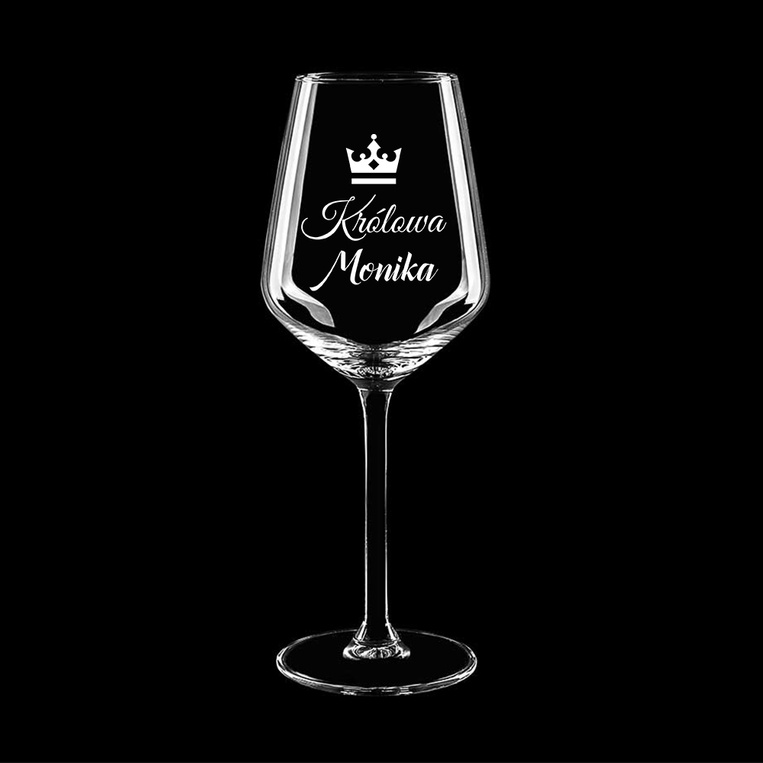 Kieliszek do wina białego - Królowa Monika