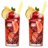 2 Szklanki do drinków GRAWER INICJAŁÓW – personalizowany prezent DLA PARY