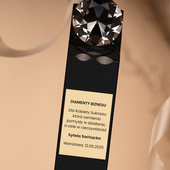 Statuetka z diamentem DIAMENTY BIZNESU – dla KOBIETY SUKCESU grawer na tabliczce