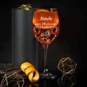Grawerowany kieliszek personalizowany imieniem - APEROL SPRITZ