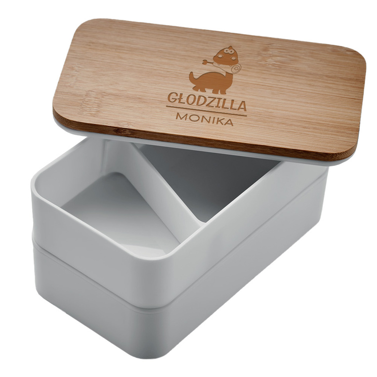 Lunch box na prezent DLA NIEJ personalizacja grawerem