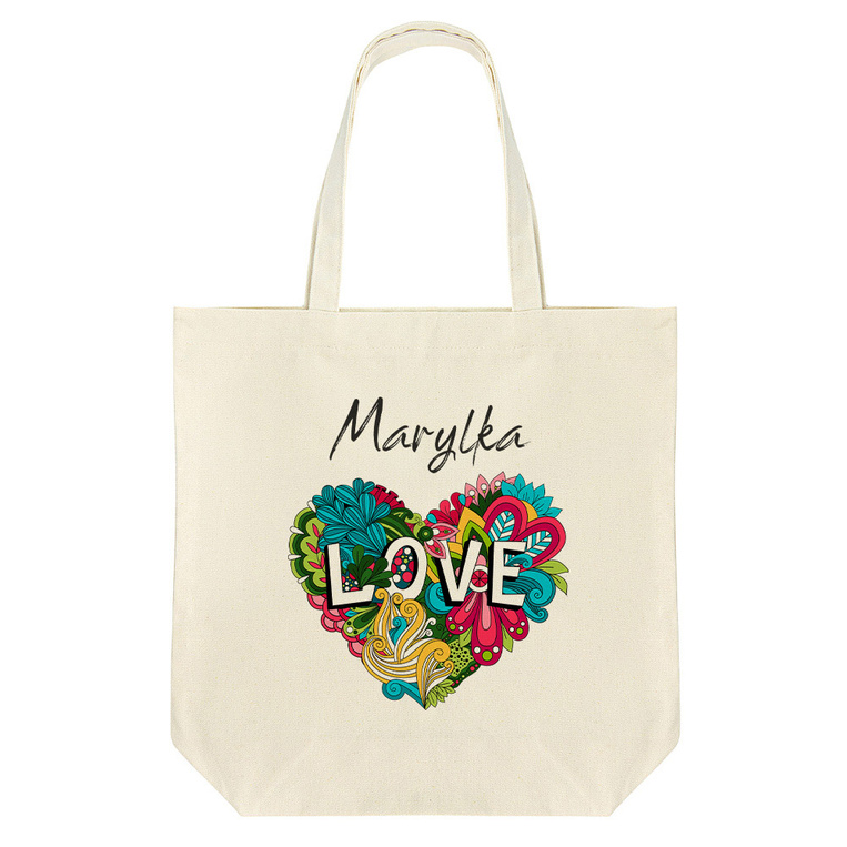 Prezent z IMIENIEM torba na zakupy z nadrukiem