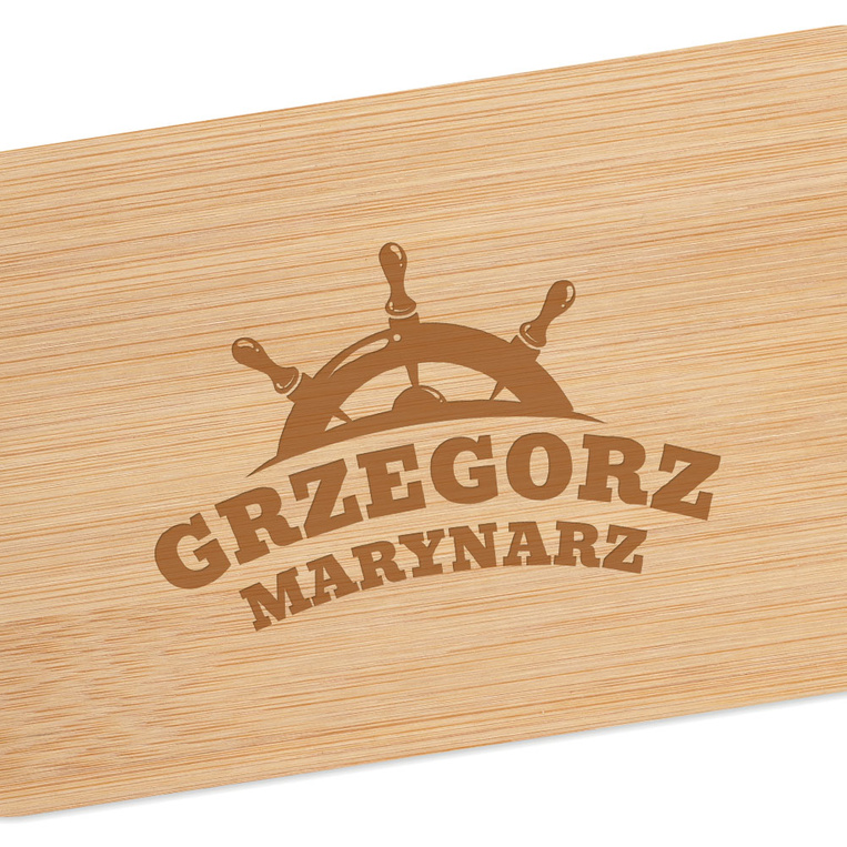 Lunch box biały PREZENT DLA MARYNARZA personalizowane imieniem