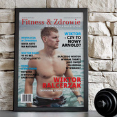 Plakat ze zdjęciem w ramce 30x40 cm – zabawny prezent DLA AKTYWNEGO FACETA