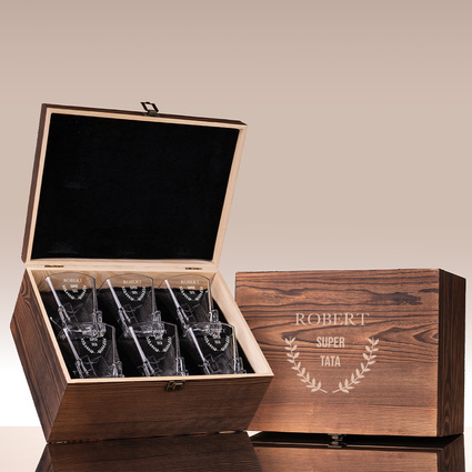 Szklanki Super Tata z imieniem – prezent dla taty z personalizacją