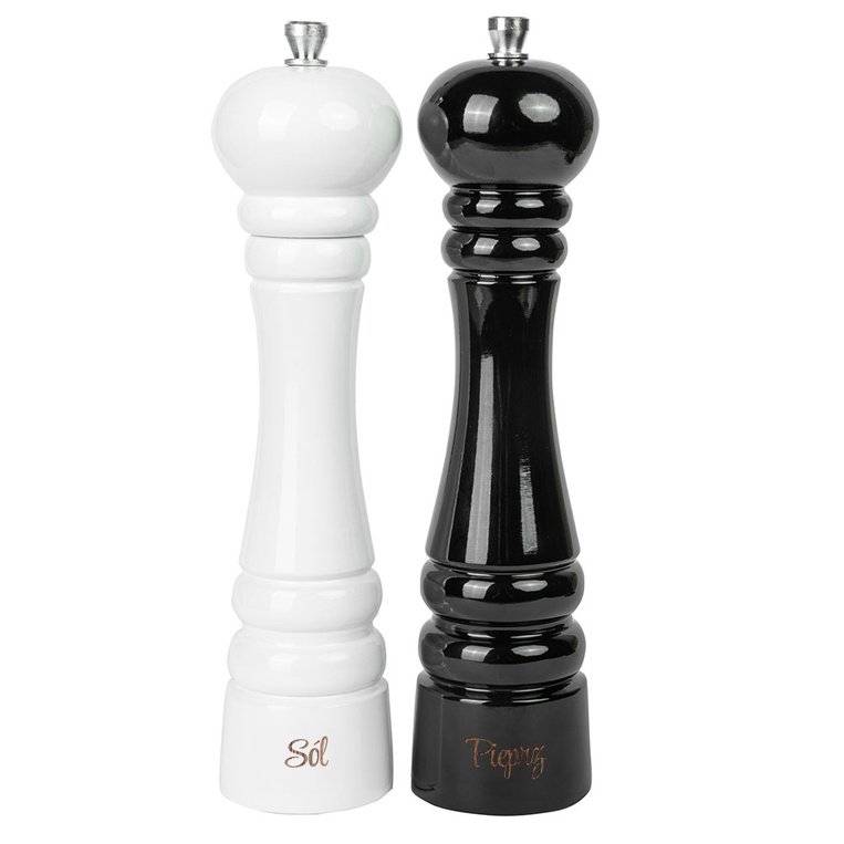 Zestaw młynków do soli i pieprzu z TWOIM GRAWEREM personalizowany prezent