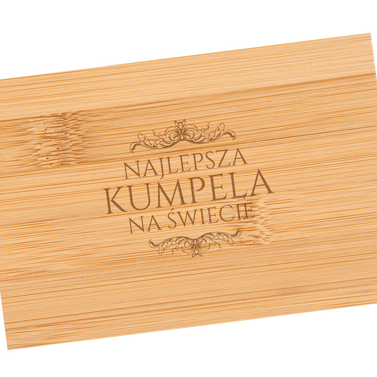 Zestaw do manicure w etui z grawerem NAJLEPSZA KUMPELA NA ŚWIECIE