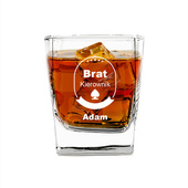 PERSONALIZOWANA szklanka do whisky DLA BRATA KIEROWNIKA