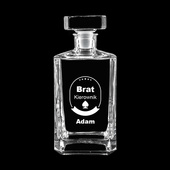 Karafka do whisky GRATULACJE DLA BRATA KIEROWNIKA
