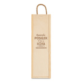 Pudełko na wino z grawerem na prezent DLA NIEJ