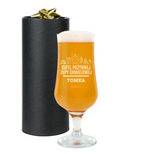 Pokal z grawerem w zestawie z prezentową tubą - Upominek