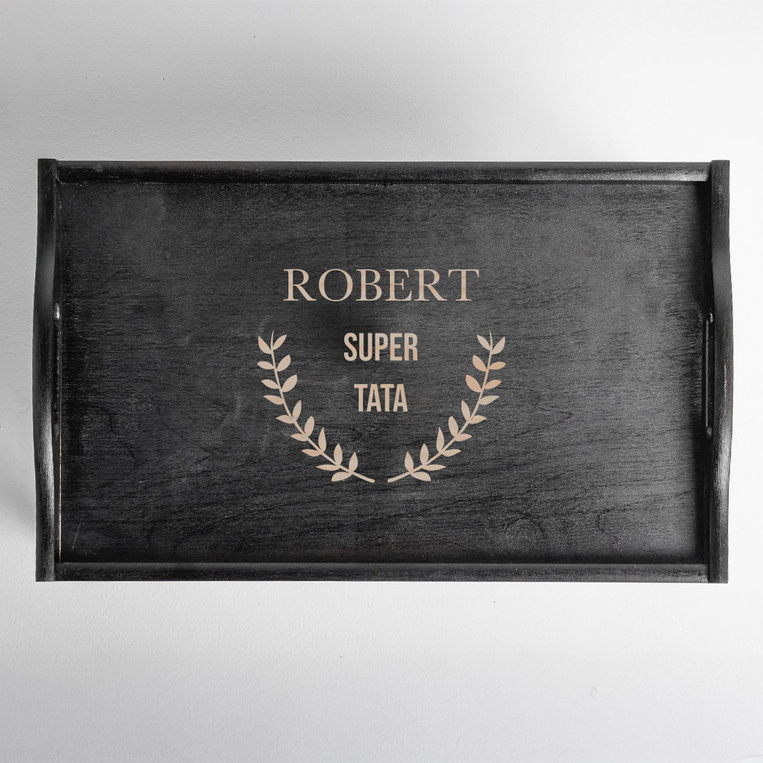 Stolik śniadaniowy SUPER TATA – praktyczny prezent DLA TATY