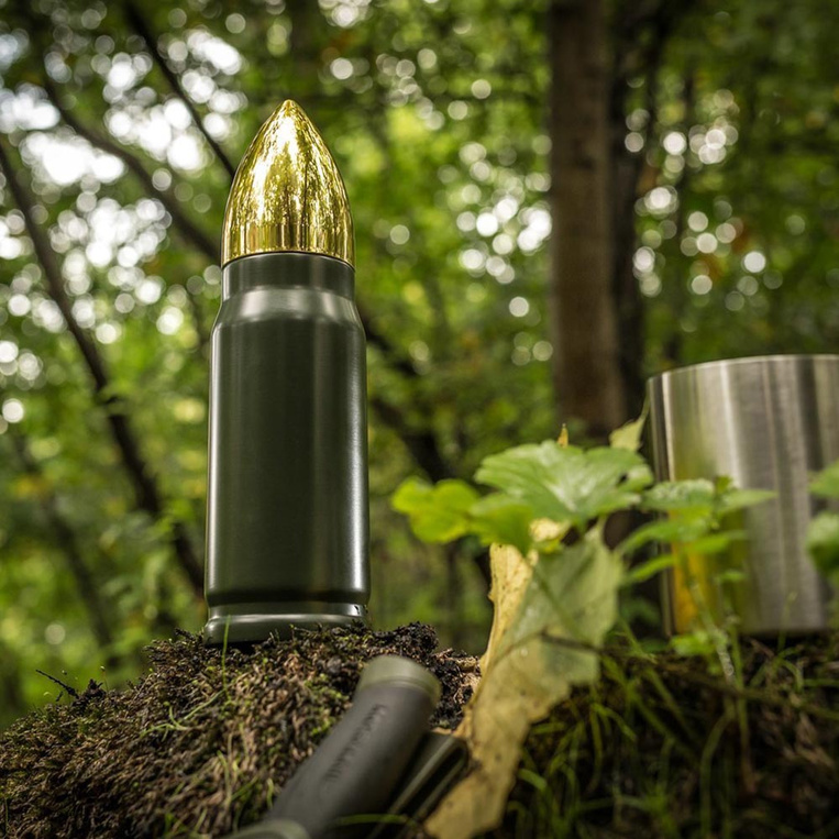 Personalizowany termos pocisk z grawerem - prezent na 18. urodziny