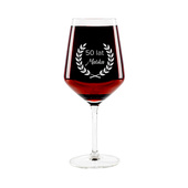 Zestaw 6 kieliszków do wina GRAWER na prezent na 50 URODZINY dla NIEGO