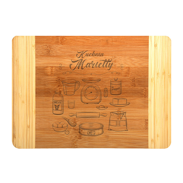 Bambusowa deska do krojenia z TWOIM GRAWEREM na WIECZÓR PANIEŃSKI