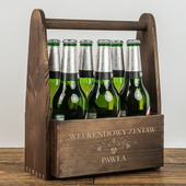 Nosidło na piwo z grawerem WEEKENDOWY ZESTAW NA PIWO + IMIĘ